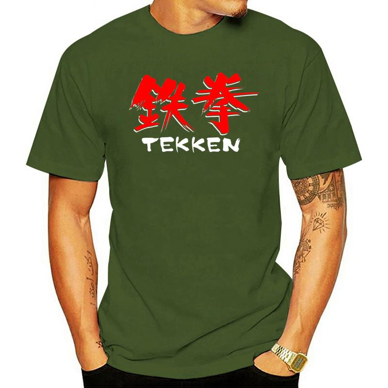Mens T-Shirt Tekken CLASSIC LOGO - shirt 100% Cotton-Black @096712