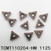 10Pcs TCMT21.51 Milling Insert TCMT110204-HM 1125 Carbide Insert Blade for Steel