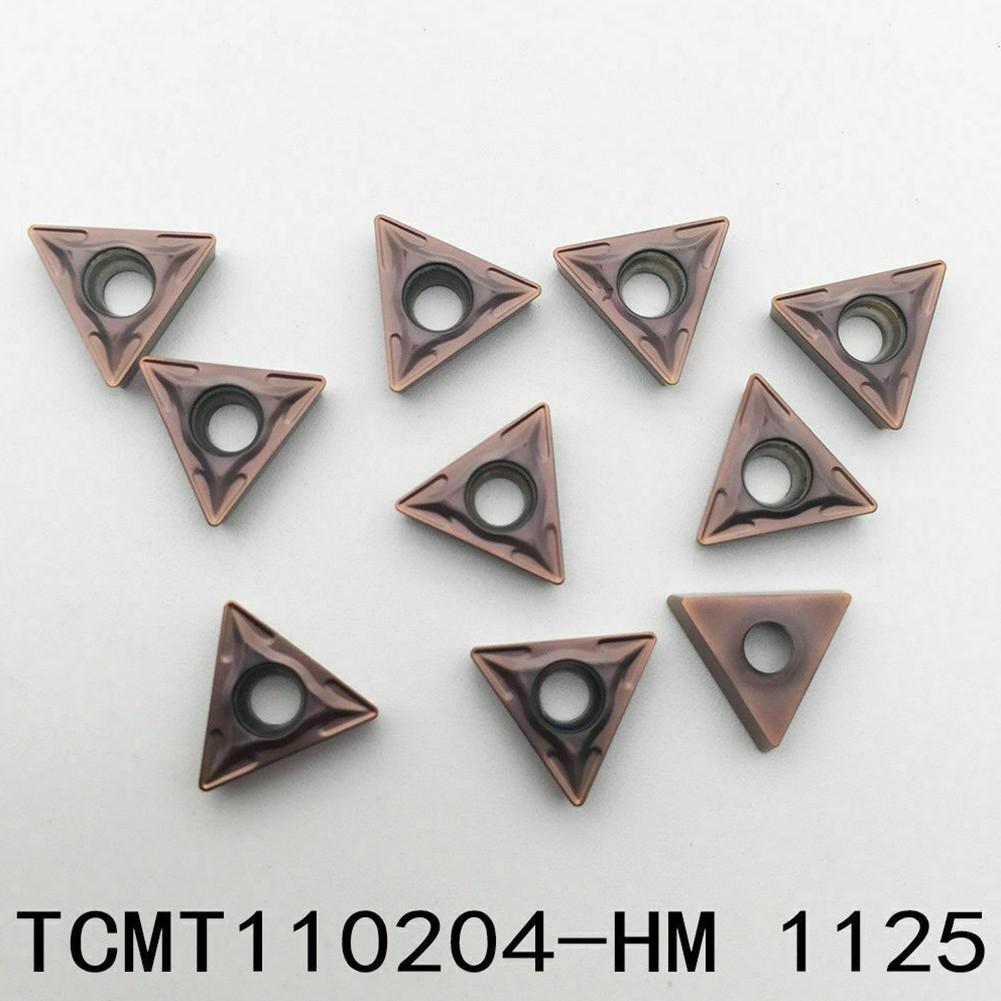 10Pcs TCMT21.51 Milling Insert TCMT110204-HM 1125 Carbide Insert Blade for Steel