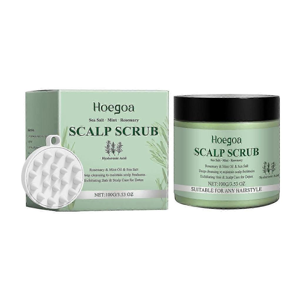 Gentle Rosemary Scalp Scrub Cleansing, Hydrating & Refreshing for Healthy Hair