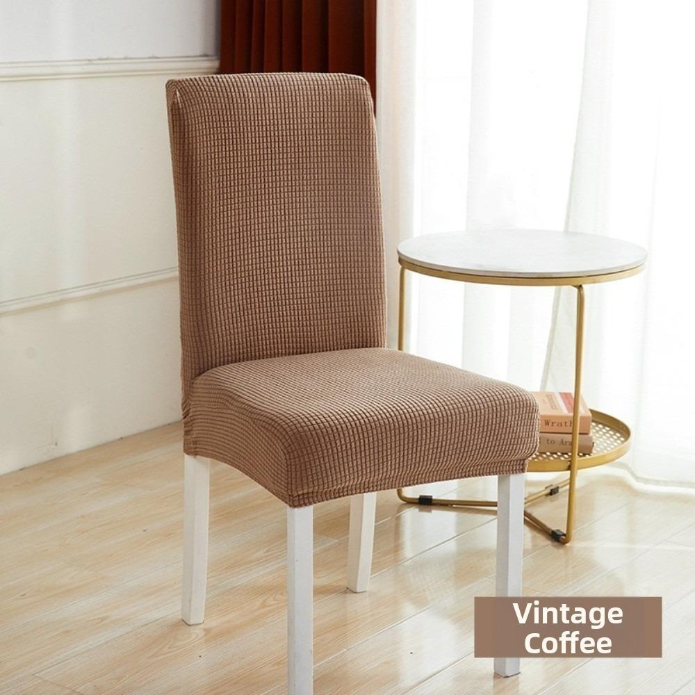 Universal Dining Table Chair Cover High Elastic Chair Dustproof Cover  for Dining Room Home Decor