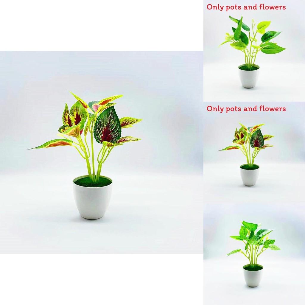 Plush Green Plant Set With Fabric Foliage For Living Room And Gift Ideas