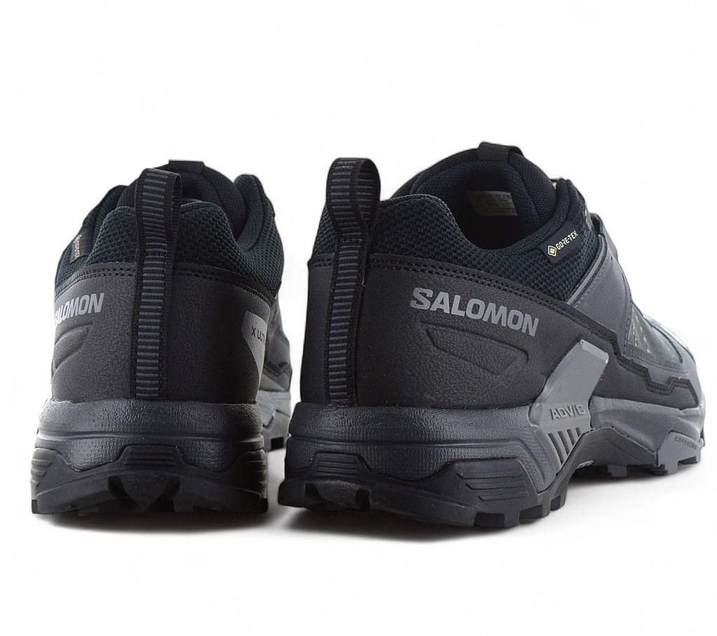 SALOMON X ULTRA 5 WIDE GTX - GORE-TEX - Herren Wanderschuhe Trekking Schuhe Schwarz 477274 ORIGINAL