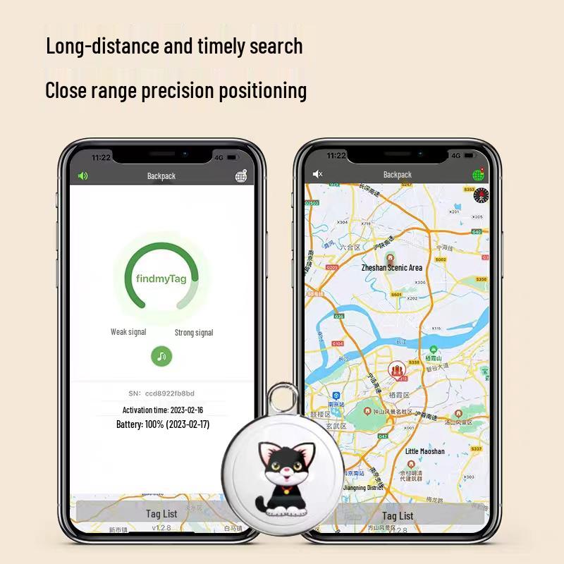 Pet GPS Collar: Cat & Dog Anti-Lost Tracker Necklace