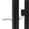 Vidaxl Black Single-Leaf Garden Gate 300X150 Cm