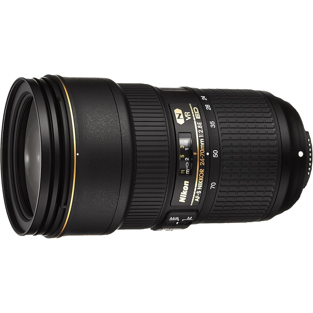

Nikon Standard Zoom Lens AF-S NIKKOR 24-70mm f/2.8E ED VR Full Size Compatible