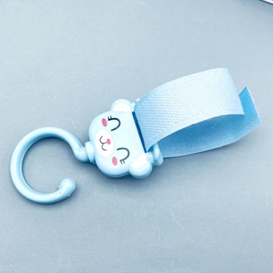 2Pcs Stroller Hooks Cartoon Pattern Anti-deform Resin Pushchair Hook Mommy Bag Organizer Rack Stroller Accessories for Shopping