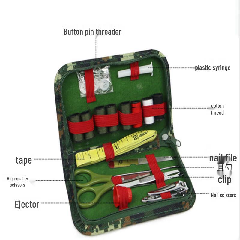 Camouflage Sewing Kit