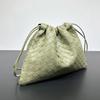 New Sheepskin Hand Woven Garbage Bag Lucky Bag Women's Large Capacity Tote Bag Versatile Single Room Armpit Bag