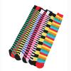 Halloween & Christmas Striped Thigh-High Cosplay Socks: Women's Slimming Over-the-Knee Stockings