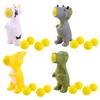 Cow Ball Blaster-Animal Popper vnitřní a venkovní hračky s 5 pěnovými míčky