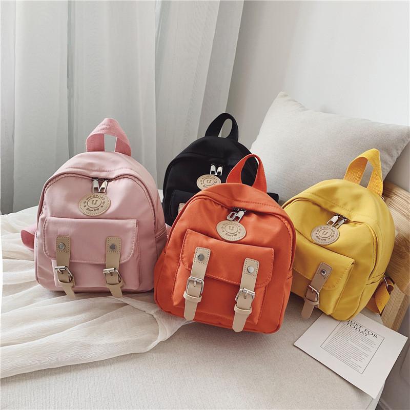 Stylish And Waterproof Nylon Backpack For Girls With Trendy Color Block Design