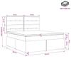 Box Spring Bed with Mattress and Headboard Pink 140 X 200 Cm Velvet