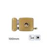Left Lock 100mm 3 Keys Included