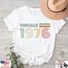 Retro 1976 Geburtstagsshirt Vintage Stil T-Shirt Geschenk für Sie Ihn