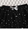 Girls' Korean Style Bow Leggings: Spring/Autumn Cotton Skirt Pants with Sequins