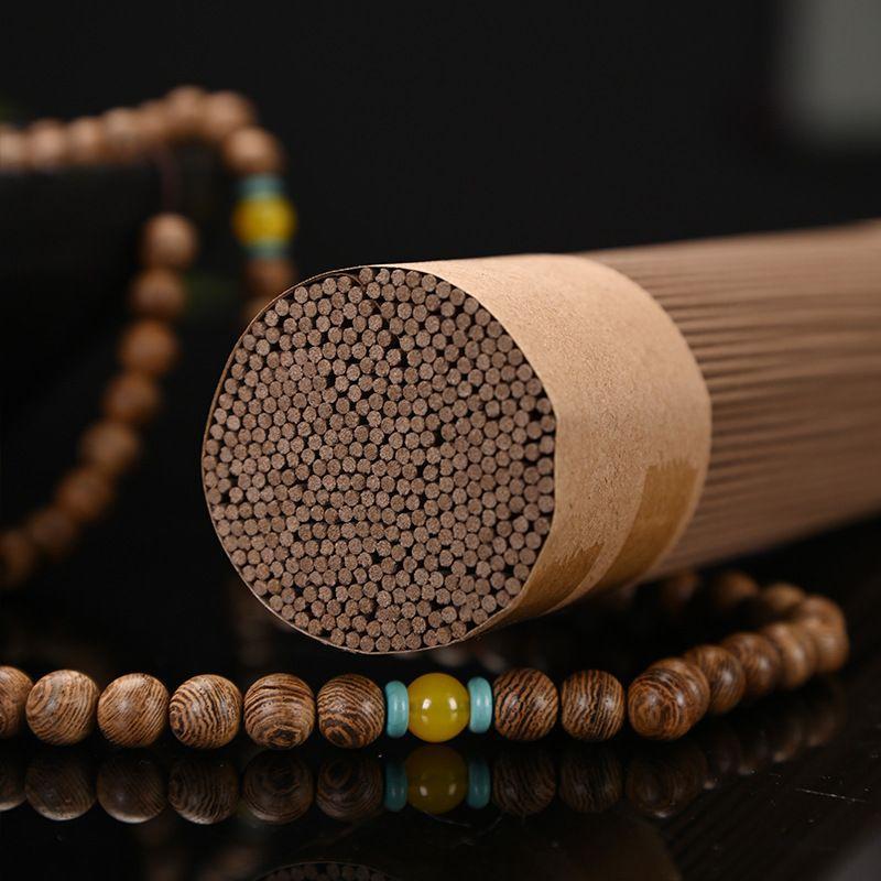 Agarwood Sandalwood Oudh Incense Sticks In Premium Wooden Box - Long-Lasting Indoor Fragrance