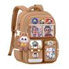 New Cartoon LABUBU Schoolbag Lightweight Burden-reduced Ridge Protection and Large-capacity Children's Schoolbag Backpack for Grades 1-6