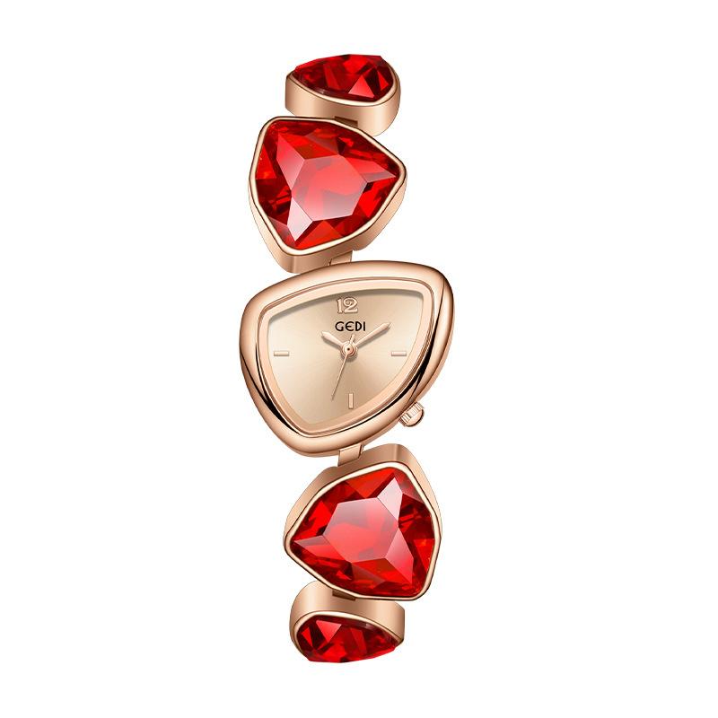 GEDI Women's Quartz Watch Niche Irregular Triangle Design Ladies Watch Fashion Watch reloj mujer