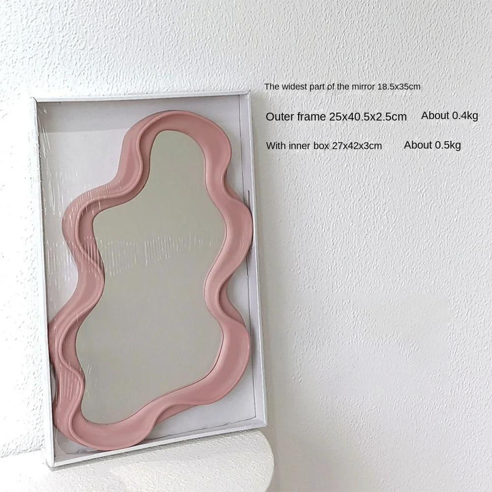 High Quality Cloud Shaped Makeup Mirror Wall-mounted Portable Standing Mirror Irregular Dressing Mirror Desk