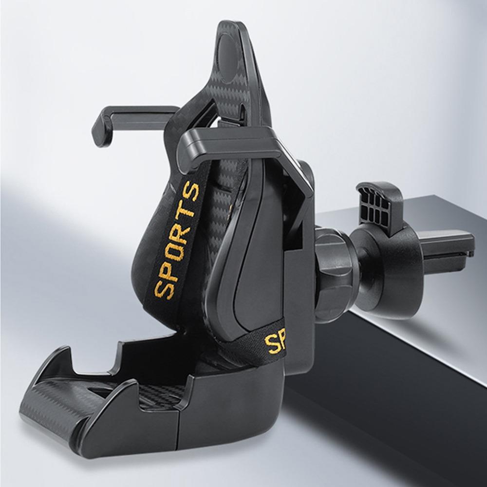 Clamping Design Air Vent Phone Mount 360 Degree Rotatable Cell Phone Holder Car Interior