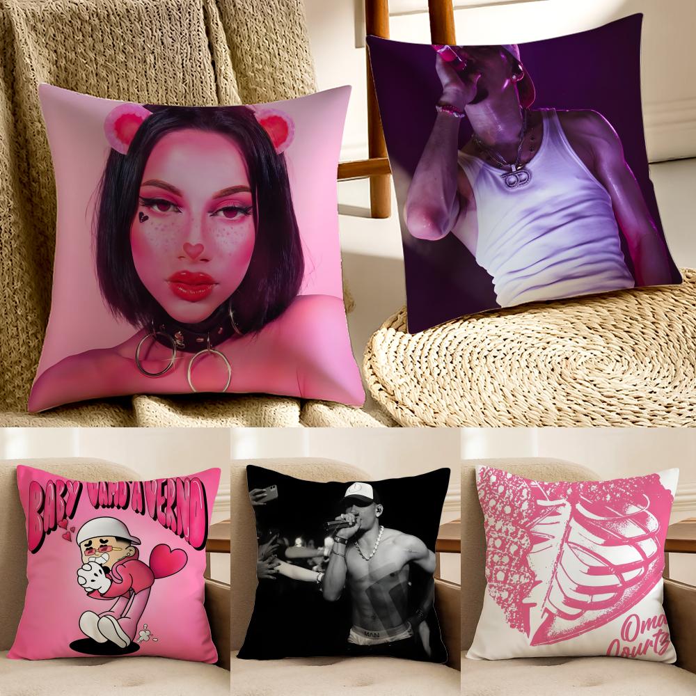 O-Omar Courtz Trendy Idol Cushion Cover Pillowcase Anti-Dustmite Living Room Sofa Decor Cushion Room