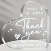 [2D Flat] [2D Flat] Acrylic Gift Expressing Gratitude Featuring Inspirational Quotes Like "Thank You for Everything", Adorned with a Starry Sky Patter