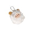 Mascot Lamb Miniature Plush Sheep Doll Soft Goat Year Pendant Fluffy Sheep Keychain  Car Interior