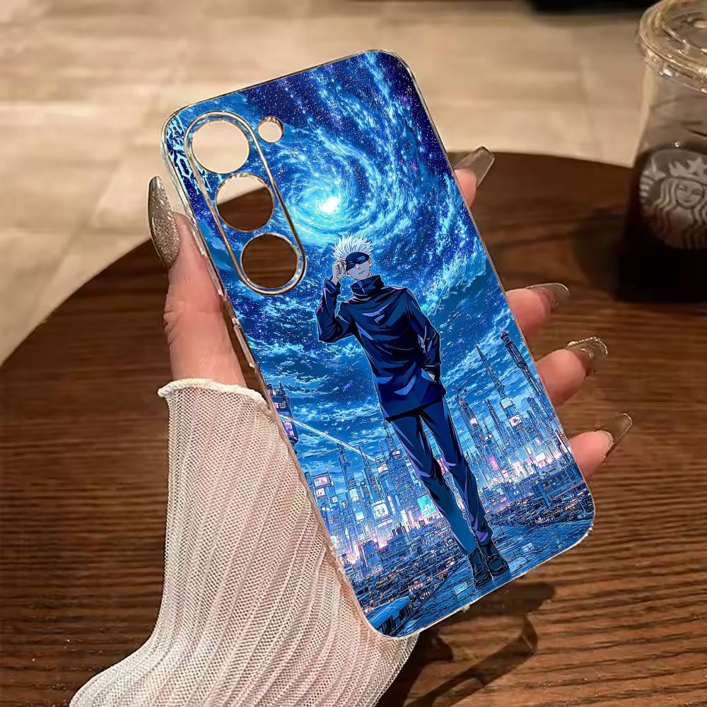 Popular Anime Characters S-satoru- Gojo Clear Phone Case for Samsung Galaxy A71, A70, A52, A51, A40, A30
