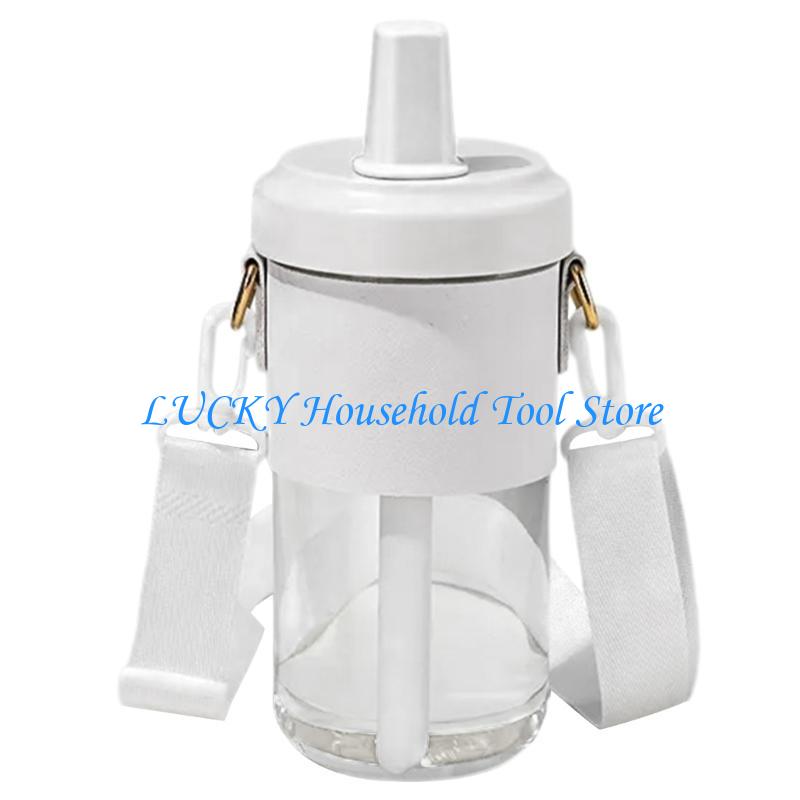 J0MC Convenient Water Bottle with Handle Multifunctional Plastic Cup for Everyday Use