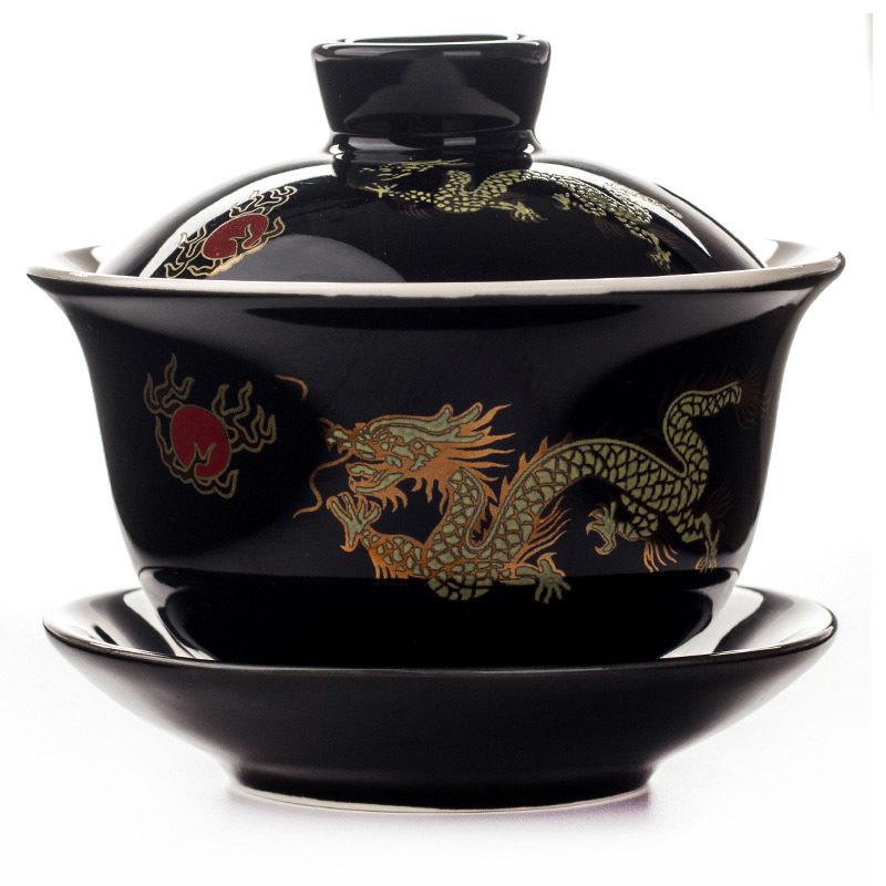 

Hand Painted Red Dragon Gaiwan Tea Set Teaware,kung Fu Teacup Hand-painted Tea Bowl Tea Set Gai Wan Bowl Porcelain Cup