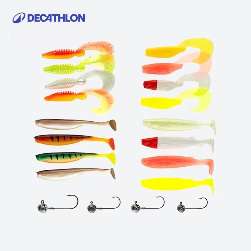 Декатлон НАБОР МЯГКИХ РЫБОЛОВНЫХ ПРИМАНОК