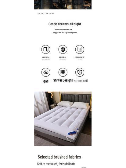 Hilton Hotel Soft, Thickened Foldable Mattress for Single and Double Beds