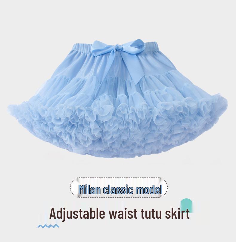 

Новая летняя пышная юбка-пачка для девочек - подарок на день рождения, детская одежда XS (60-80CM)