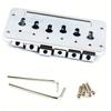 6 String Guitar Fixed Bridge Separated Saddles 6 String Guitar Bridge Musical Instrument Accessory For Smooth Playability