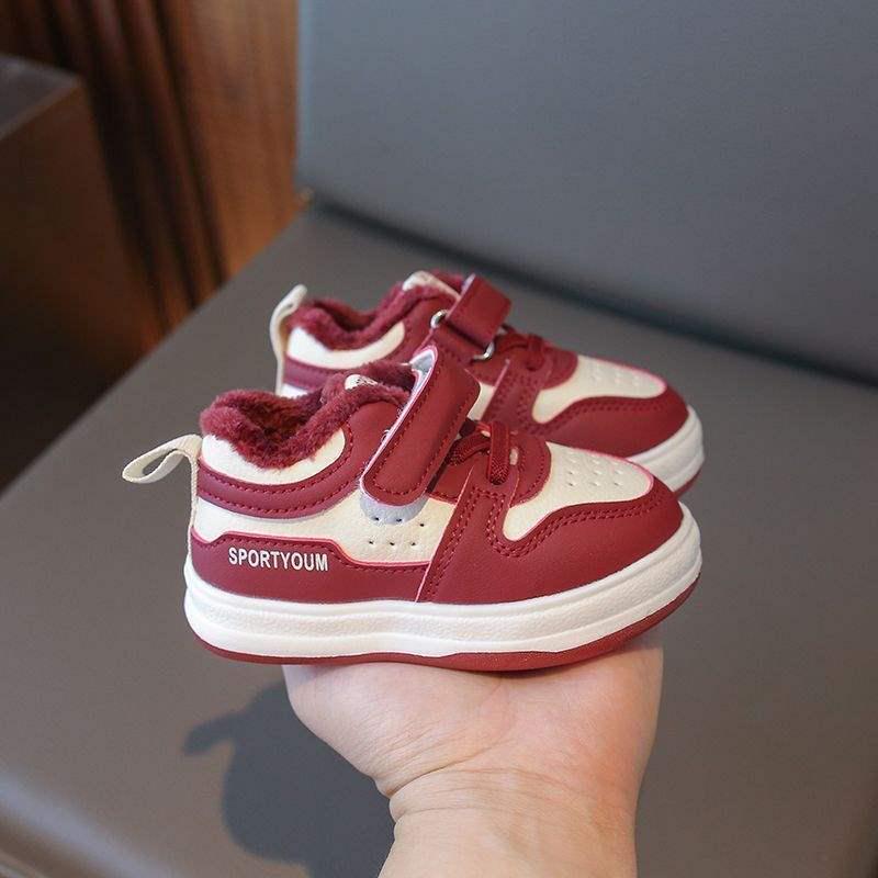 2025 Kids' Autumn-Winter Fashion Sports Shoes - Versatile, Soft-Soled, Plus Velvet, Korean Style for Boys & Girls