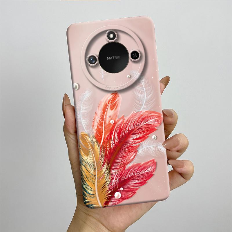 For Honor X9C Smart Phone Case X9cSmart Soft Silicone Funda Sweet Painted Fashion Cartoon Protective Capa Lovely Printing Cover