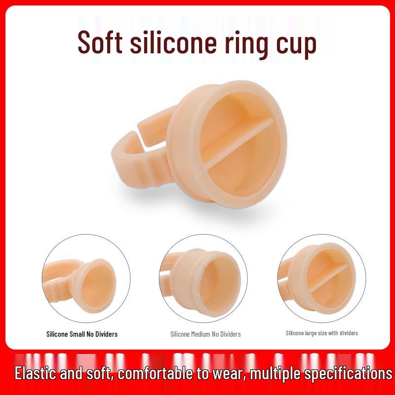 Silicone Ring Cup for Eyelash Extension Glue