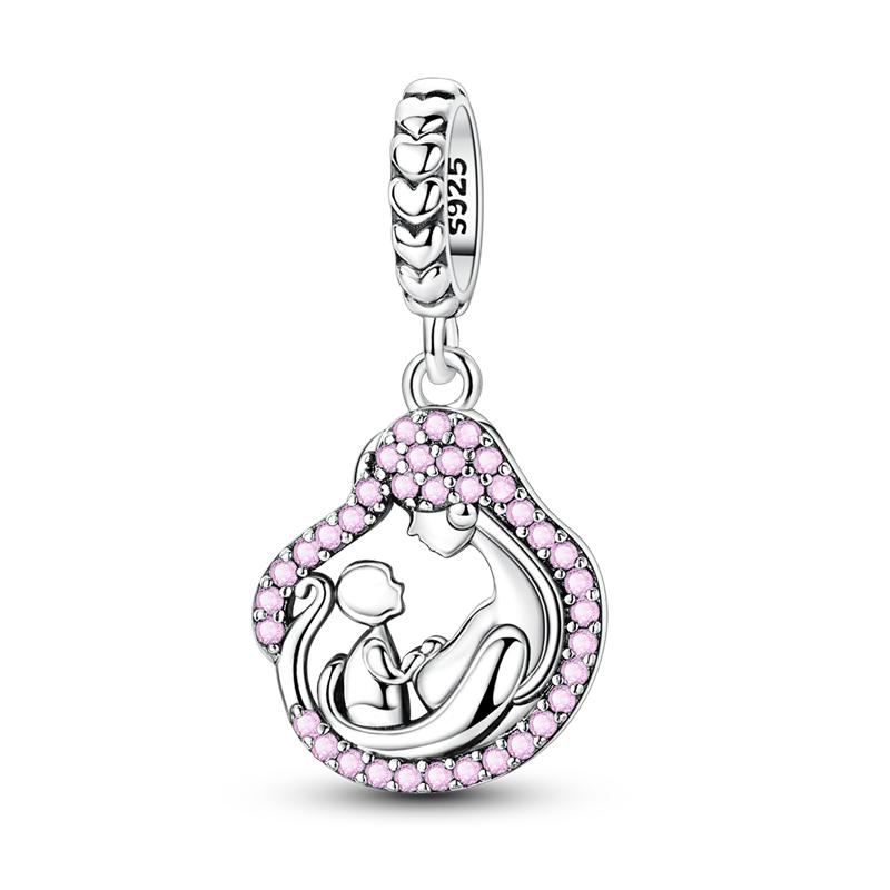 

925 Silver Openable Easter Egg Charm Rabbit Girl Beads Pendants Fit Bracelets DIY Easter Valentine s Day Jewelry Gift