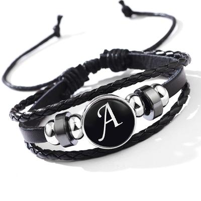 26 Letter Bracelets Multilayer A-Z Letter Bracelet Wrist Accessories