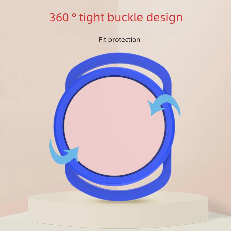 Enhanced UFO Protective Case for Apple AirTag: Pet Anti-Lost Silicone Cover