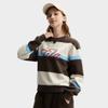 Fila Original Simple Fashion Retro Sports Casual Trendy Striped Comfortable Versatile Round Neck Pullover Sweatshirt Women Sweatshirt F11W619206FDB