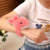 Dolphin Penguin Doll Clap Circle Stuffed Animal Stuffed Slap Snap Plush Hand Circle  Plush Bracelet