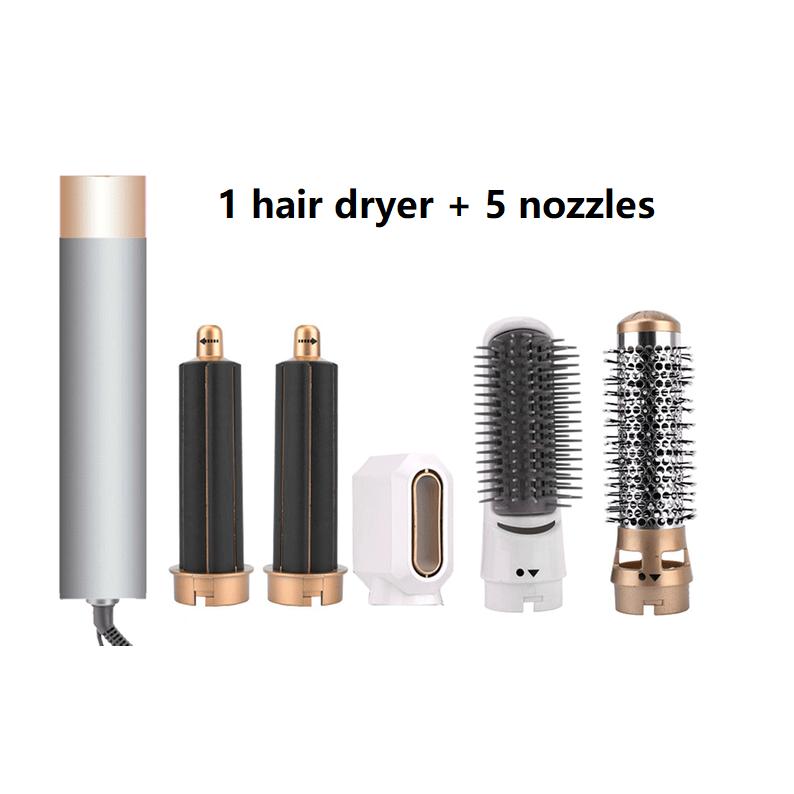 Buy 5 In 1 Hair Dryer Brush Professional Hot Air Brush Blow Drier Hairbrush Styler