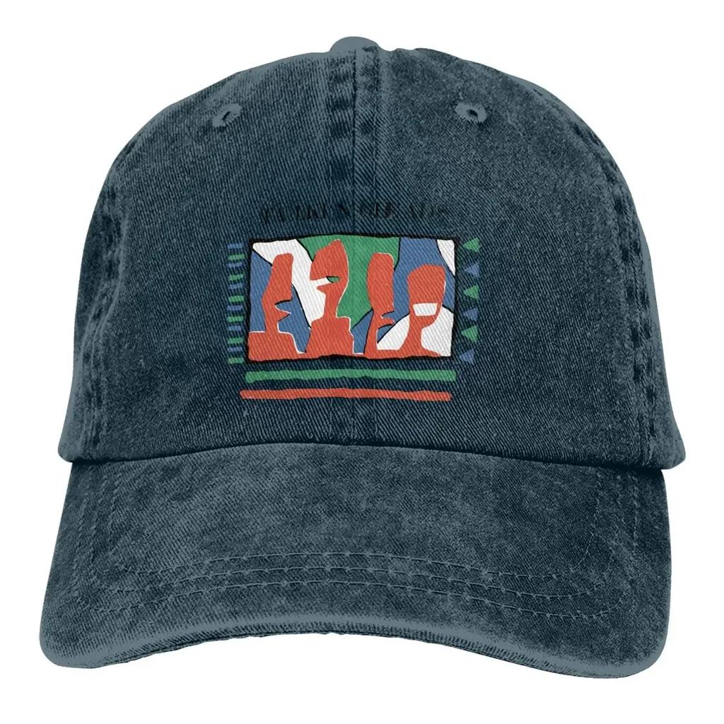 Casquette d'été Visière Pare-soleil Mème Talking Heads Casquettes Hip Hop Radiohead Rock Chapeau de Cowboy Casquettes Trucker à Visière Casquettes de Papa