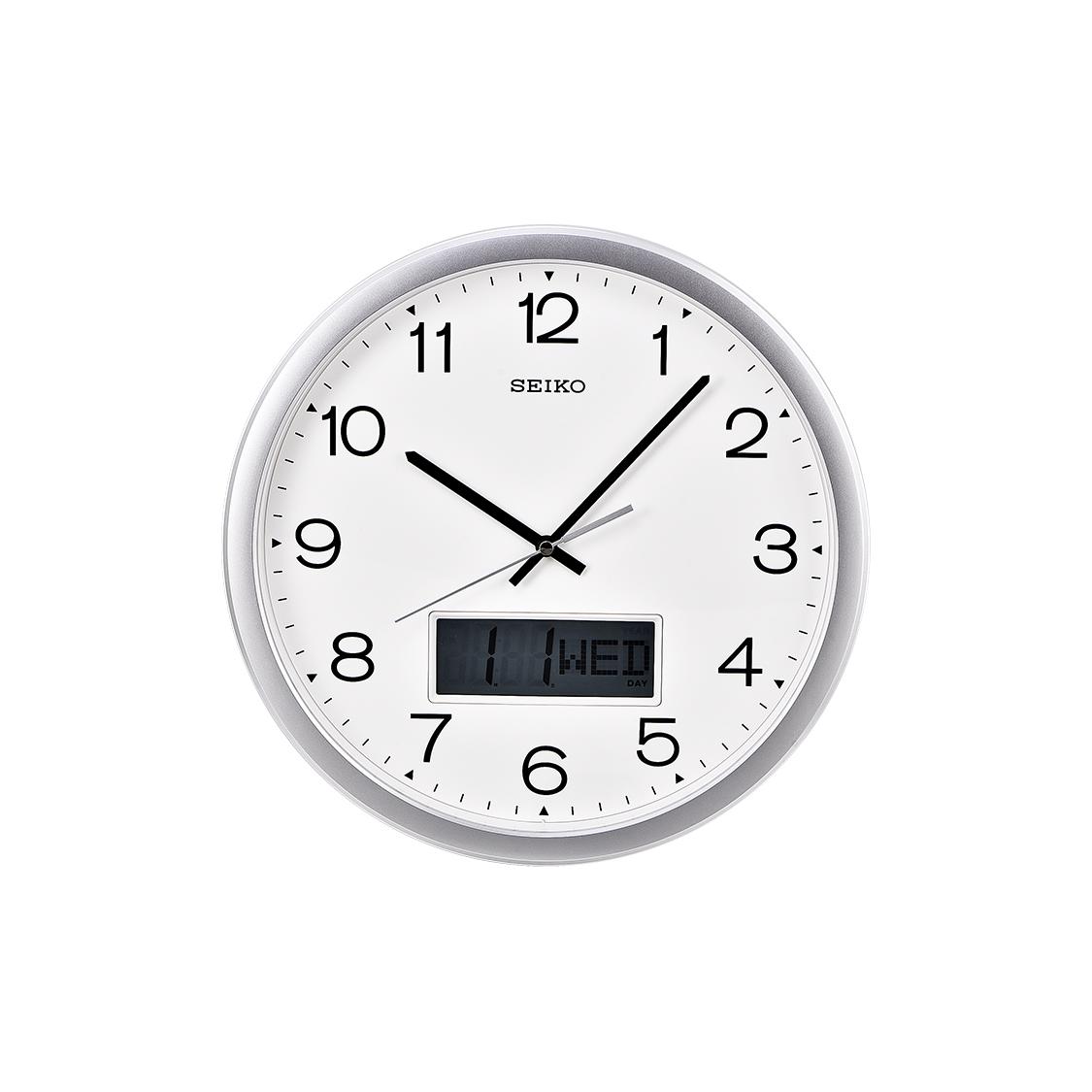 

SEIKO Quartz Movement Plastic Wall Clock Unisex White QXL007S QXL007S QXL007S Diameter 35CM