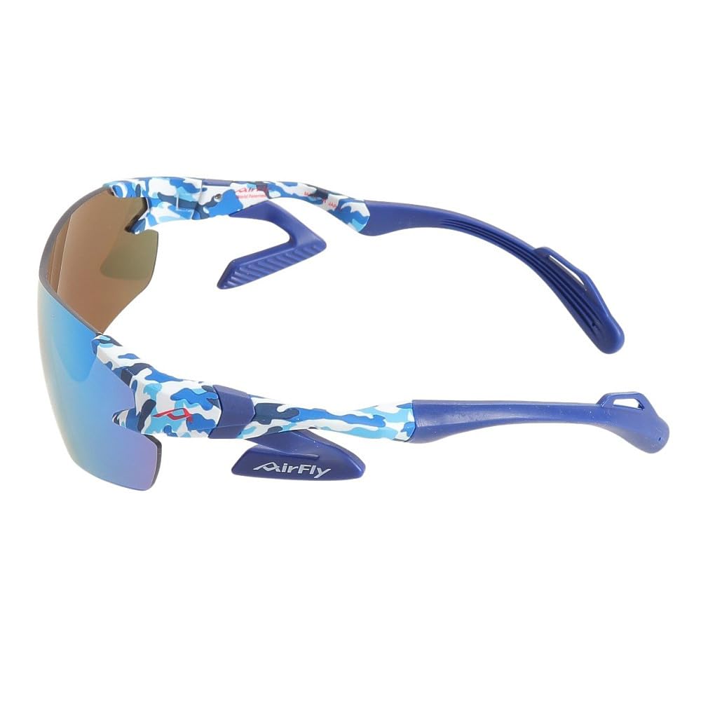 AirFly Sunglasses Blue Camouflage Mirror Free Size AF-301 C-4