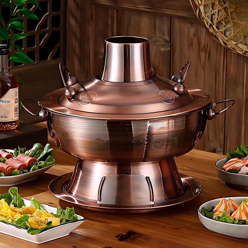 Old Beijing Copper Charcoal Hot Pot