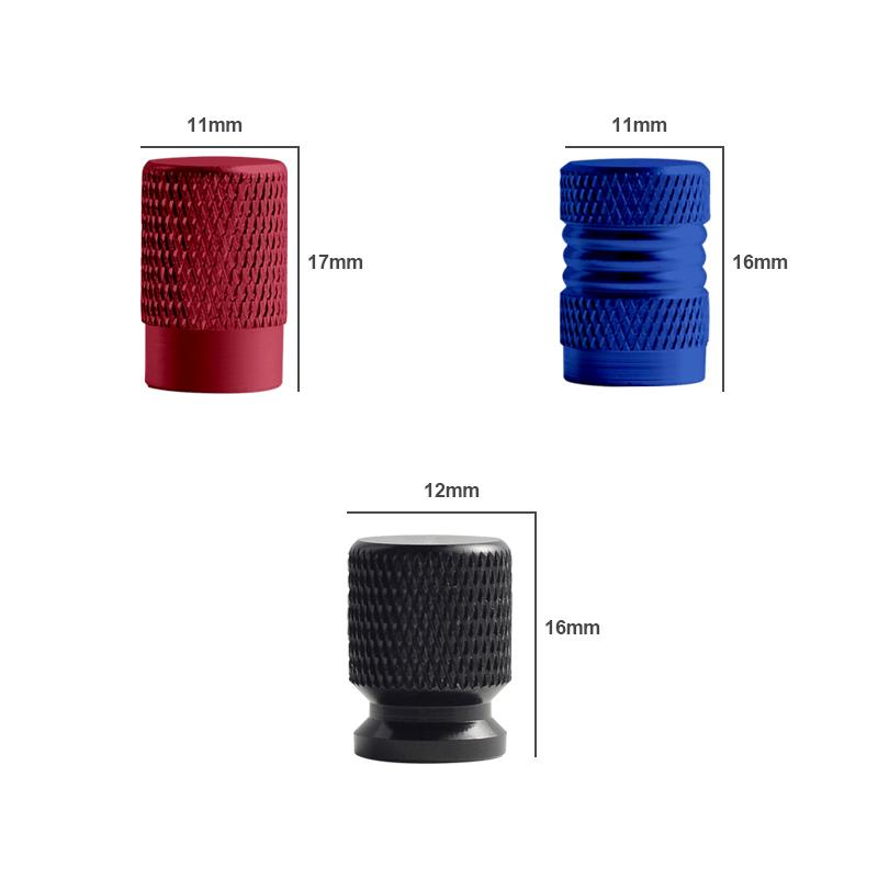 Aluminum ABT Logo Car Wheel Tire Valve Stem Caps Tyre Valve Covers For Skoda Seat Cupra TTRS RS5 RS4 A4 A5 Q3 Q5 Golf Polo 4pcs