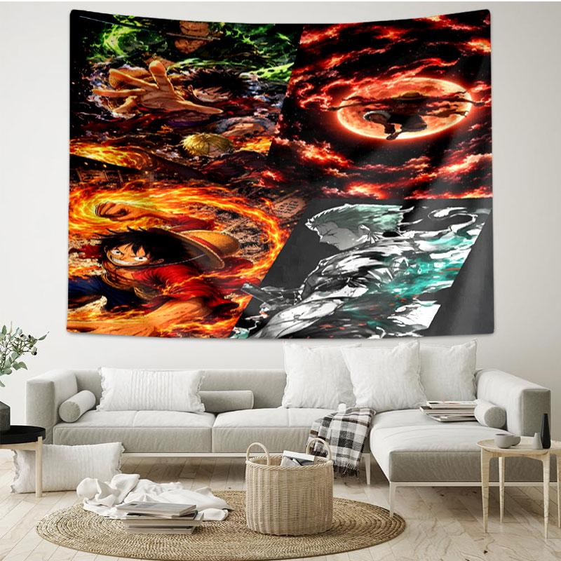 Roronoa Zoro Print Tapestry - Portable Wall Decor Cloth, for Home, Dorm, Travel, Bedroom, Living Room - Ideal Birthday Housewarming Gift
